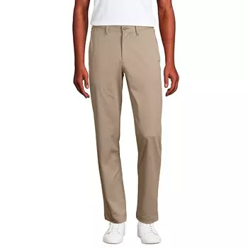 Мужские брюки для гольфа традиционного кроя Lands End Flex Performance Lands' End, цвет Khaki