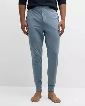 Мужские брюки-джоггеры из хлопкового джерси Paul Smith, цвет Light Blue