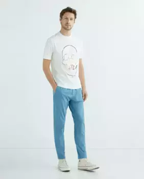 Мужские брюки на кулиске Paul Smith, синий