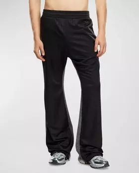 Мужские брюки с эластичным поясом Diesel, цвет Black Black Black