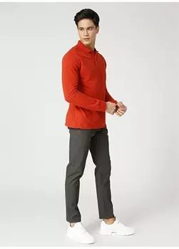 Мужские брюки Slim Fit антрацитового цвета U.S. Polo Assn.