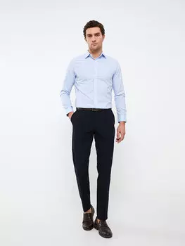 Мужские брюки узкого кроя LCWAIKIKI Formal, темно-синий