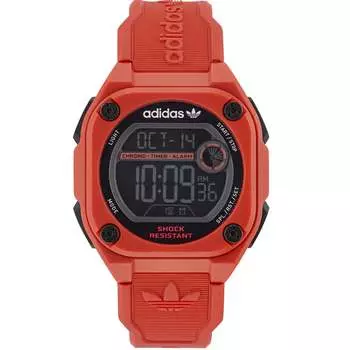 Мужские часы Adidas Originals City Tech Two с черным циферблатом