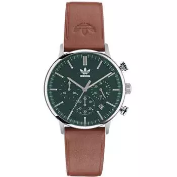 Мужские часы Adidas Originals Style Code One Chrono с зеленым циферблатом