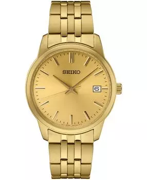 Мужские часы Essential золотистого цвета с браслетом из нержавеющей стали, 40 мм Seiko
