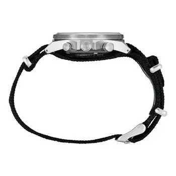 Мужские часы-хронограф Essentials из нержавеющей стали и нейлона — SSB409 Seiko