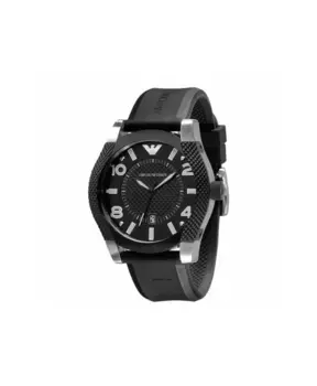 Мужские часы из нержавеющей стали Emporio Armani, черный