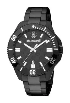 МУЖСКИЕ ЧАСЫ - MAN SPORT, черный циферблат, черный ремешок RC5G013M0115 Roberto Cavalli, черный