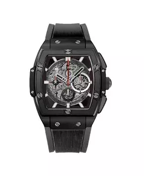 Мужские часы с черным текстурированным силиконовым ремешком, 48 мм Ed Hardy