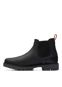 Мужские черные ботинки Clarks