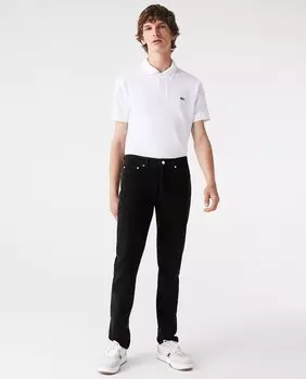 Мужские джинсовые брюки узкого кроя Lacoste, черный