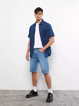 Мужские джинсовые шорты стандартного кроя LCW Jeans