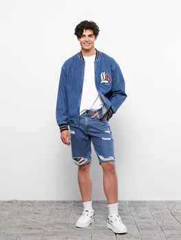Мужские джинсовые шорты стандартного кроя LCW Jeans