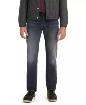Мужские джинсы 501 Original Fit с застежкой на пуговицах и эффектом стрейч Levi's, синий