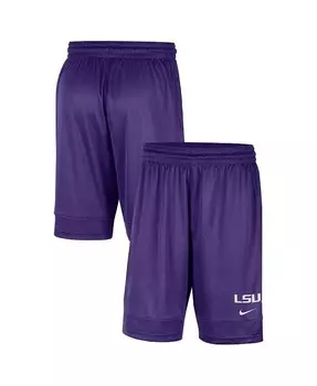 Мужские фиолетовые шорты для выступлений LSU Tigers Fast Break Team Nike, фиолетовый