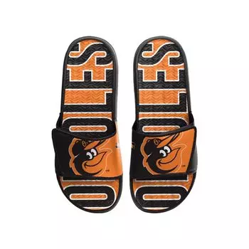 Мужские гелевые шлепанцы с логотипом FOCO Baltimore Orioles