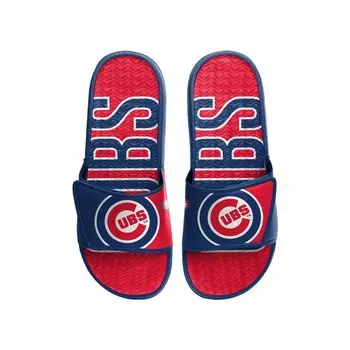 Мужские гелевые шлепанцы с логотипом FOCO Chicago Cubs