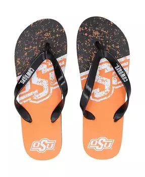 Мужские и женские шлепанцы с большим логотипом Oklahoma State Cowboys FOCO
