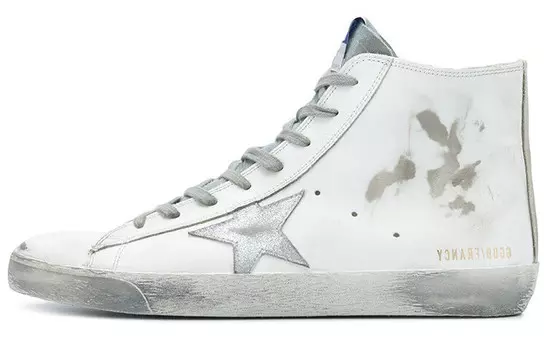Мужские кеды Golden Goose высокие, белый