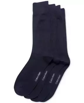 Мужские классические носки, 4 пары Calvin Klein, синий