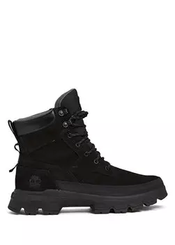 Мужские кожаные ботинки средней шнуровки Timberland