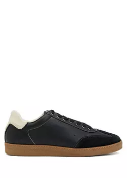Мужские кожаные кроссовки Allsaints, черный