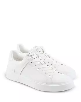 Мужские кожаные кроссовки B-Court Balmain, белый