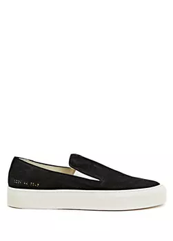 Мужские кожаные кроссовки Common Projects, черный