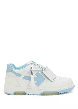 Мужские кожаные кроссовки Off-White, белый