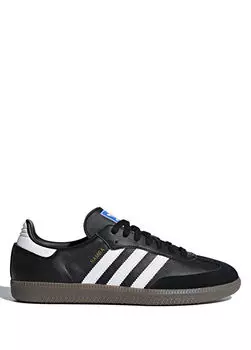 Мужские кожаные кроссовки Samba og Adidas, черный