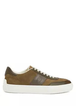 Мужские кожаные кроссовки Tod'S, зеленый