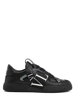 Мужские кожаные кроссовки Valentino Garavani, черный