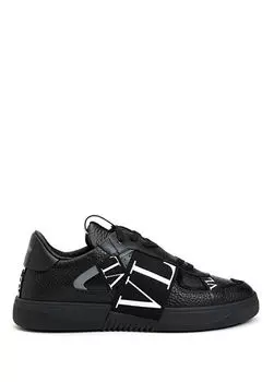 Мужские кожаные кроссовки Valentino Garavani, черный