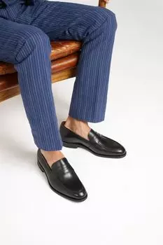 Мужские кожаные лоферы Goodyear Penny Jones Bootmaker, черный