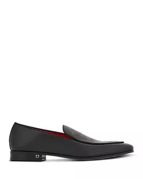 Мужские кожаные мокасины Ferragamo, черный