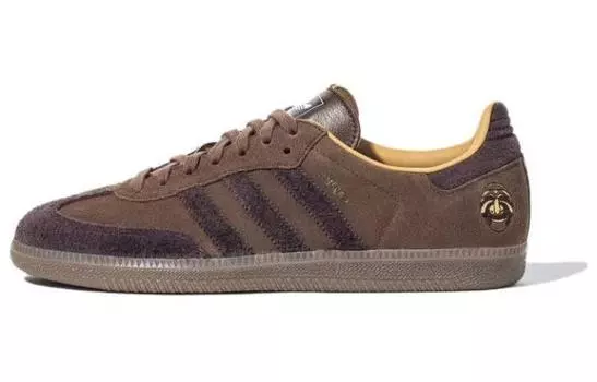 Мужские кроссовки для скейтбординга adidas originals Samba Series, Brown ДУБЛЬ