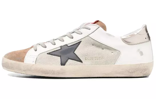Мужские кроссовки Golden Goose SuperStar, серый/кремовый