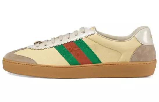 Мужские кроссовки Gucci G74 Web, коричневый