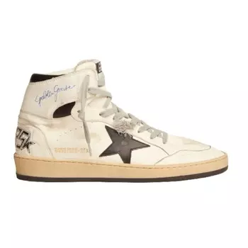 Мужские кроссовки Golden Goose Sky-Star Signature на щиколотке и Black Star