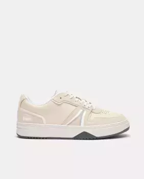 Мужские кроссовки L001 из кожи и замши Lacoste, белый