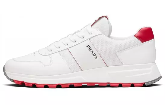 Мужские кроссовки Prada, белый/красный/серый