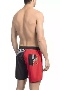 Мужские купальники Bikkembergs из полиэстера, красный