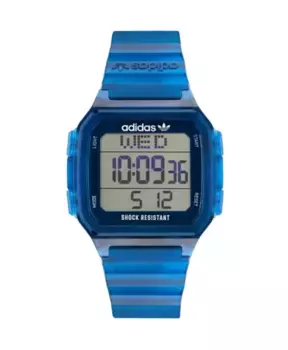 Мужские кварцевые часы из смолы Adidas, синий