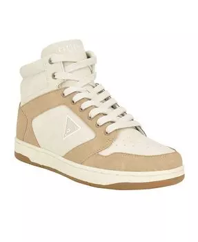 Мужские модные кроссовки Tubulo High Top на шнуровке GUESS, коричневый