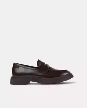 Мужские мокасины Walden из гладкой кожи Camper, коричневый