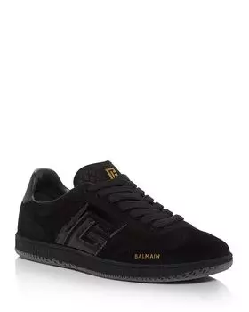 Мужские низкие кеды Swan Balmain, черный