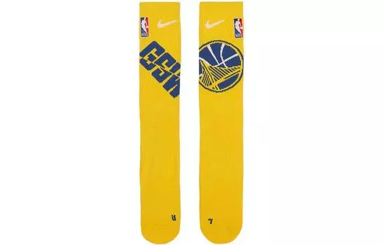 Мужские носки Nike до середины икры, цвет 1 double (yellow)