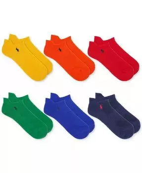 Мужские носки Performance Color Low Cut, 6 пар Polo Ralph Lauren, мультиколор