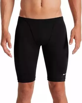 Мужские однотонные плавки Nike HydraStrong, черный