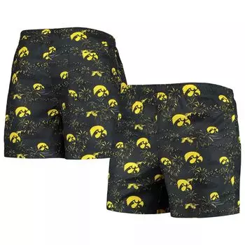 Мужские плавки FOCO Black Iowa Hawkeyes Island Palm Palm